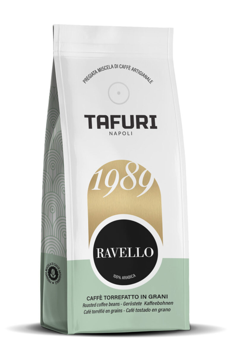 Ravello, Costiera Amalfitana – Tafuri caffè 100% Arabica in grani, 1kg