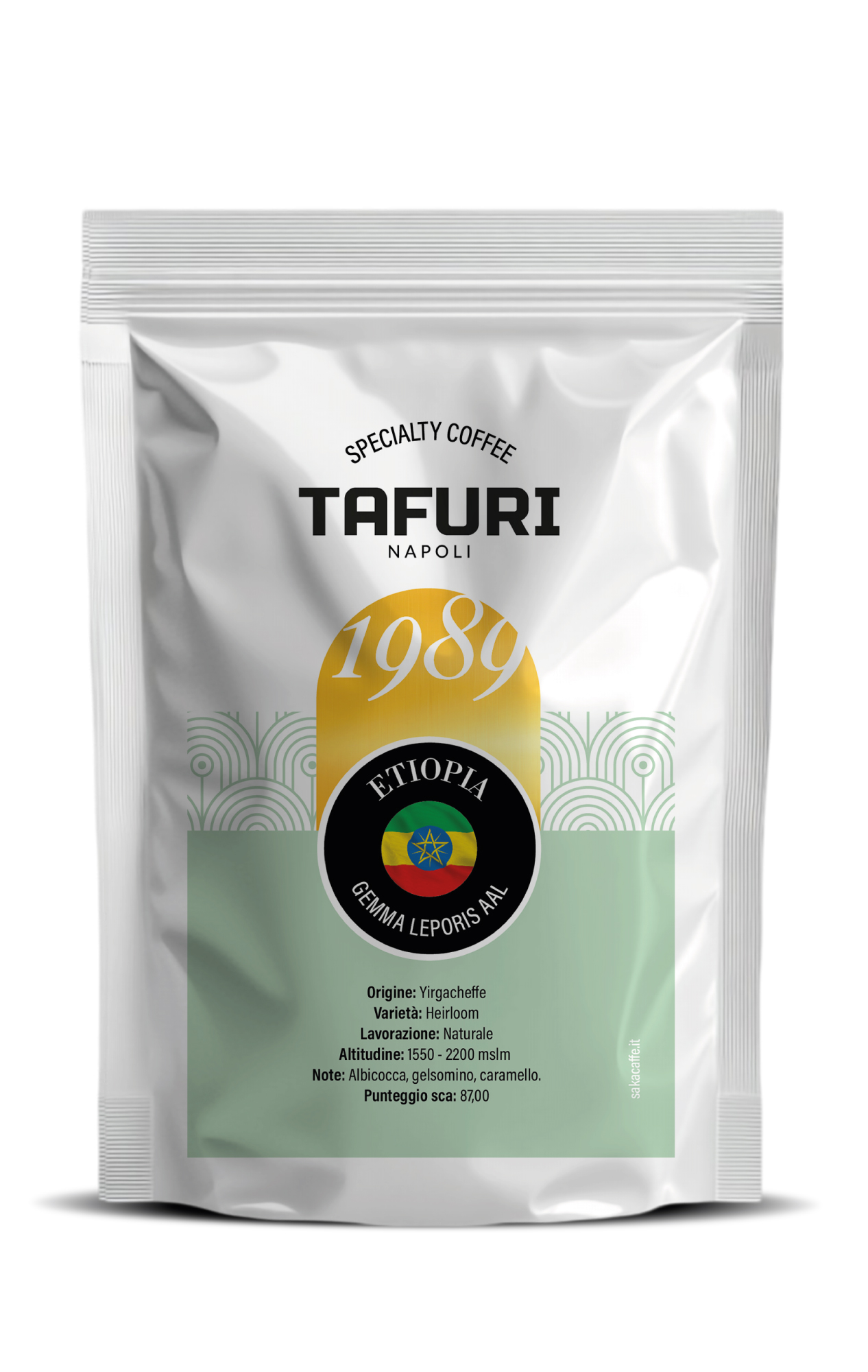 ETIOPIA, GEMMA LEPORIS AAL - Specialty caffè 100% Arabica in chicchi, Tafuri, 250gr